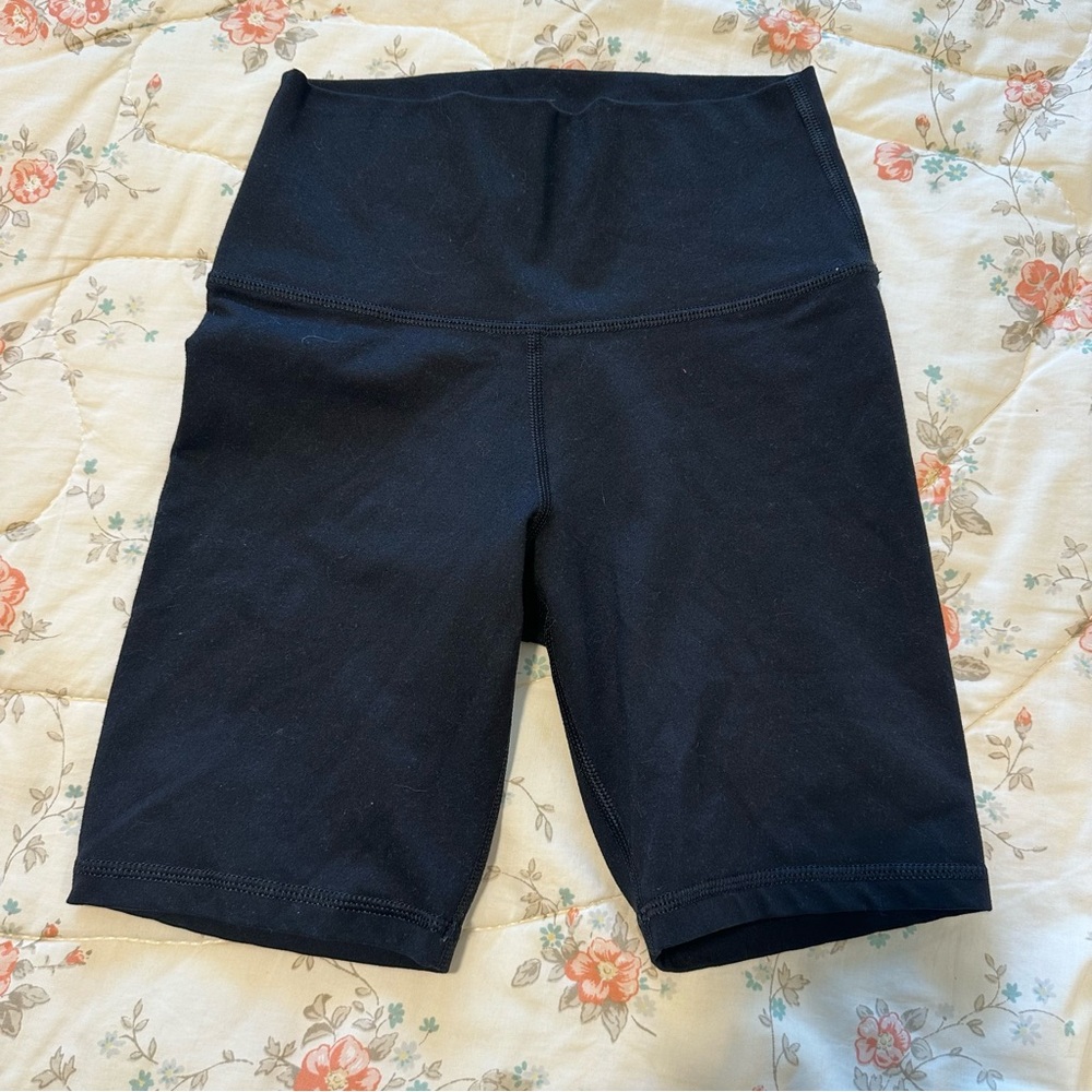 Aerie Offline Women's Black High-Waisted Biker Shorts